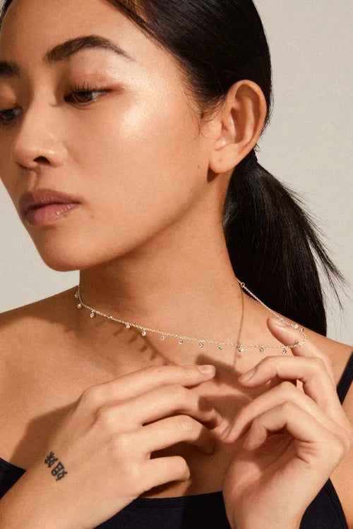 PILGRIM Maja Crystal Necklace
