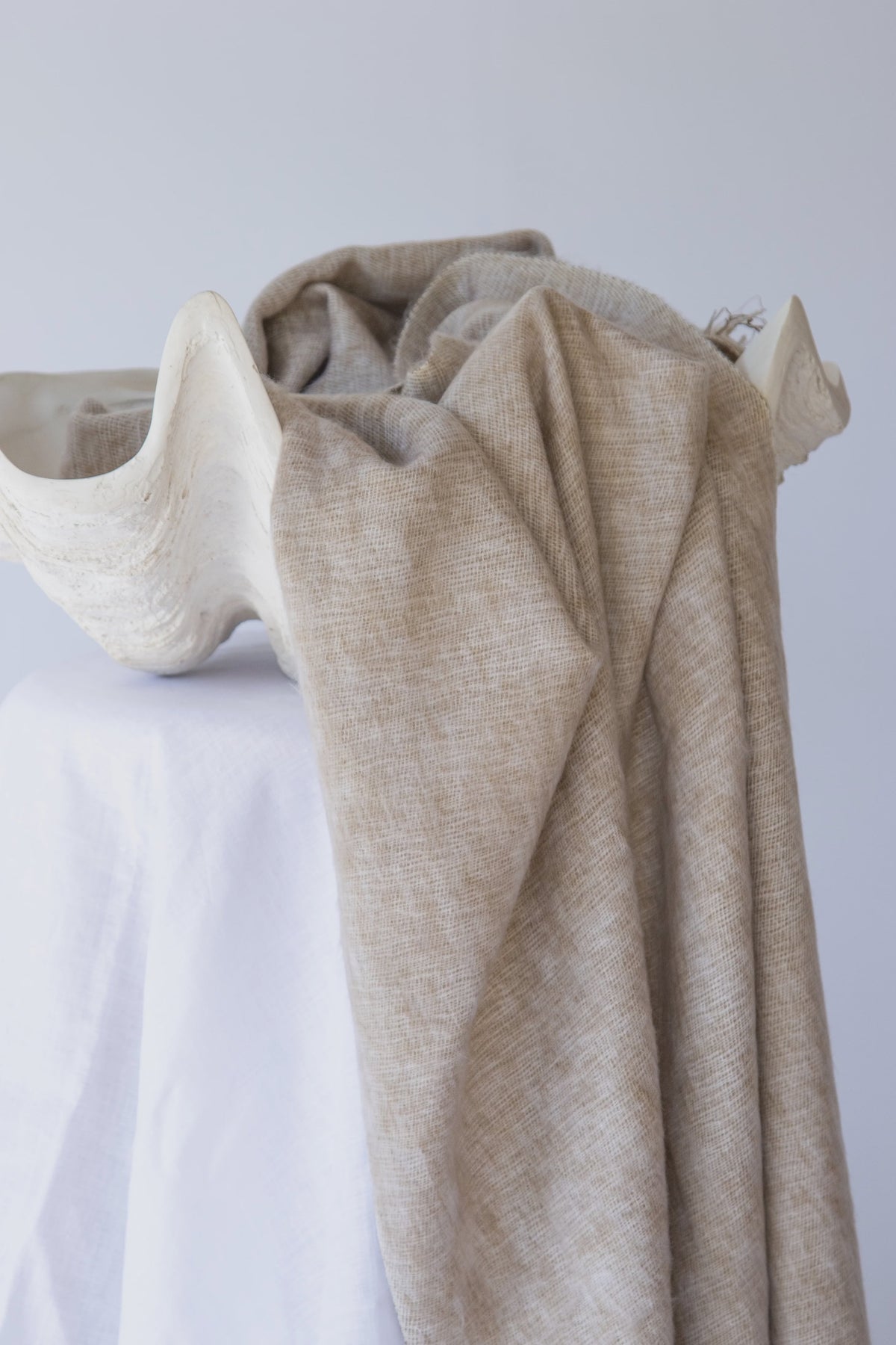 HOBO & HATCH | AMARA WRAP SCARF | HAZELNUT