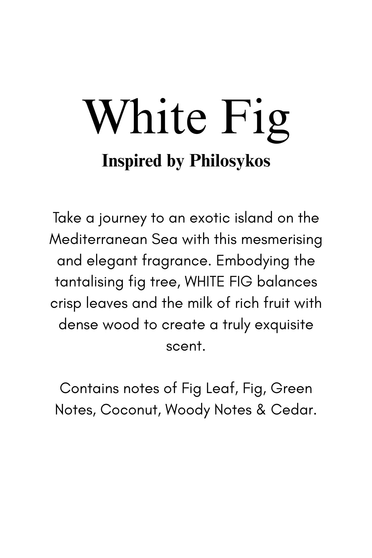 THE PERFUME OIL COMPANY | ROLL-ON PERFUME OIL | WHITE FIG