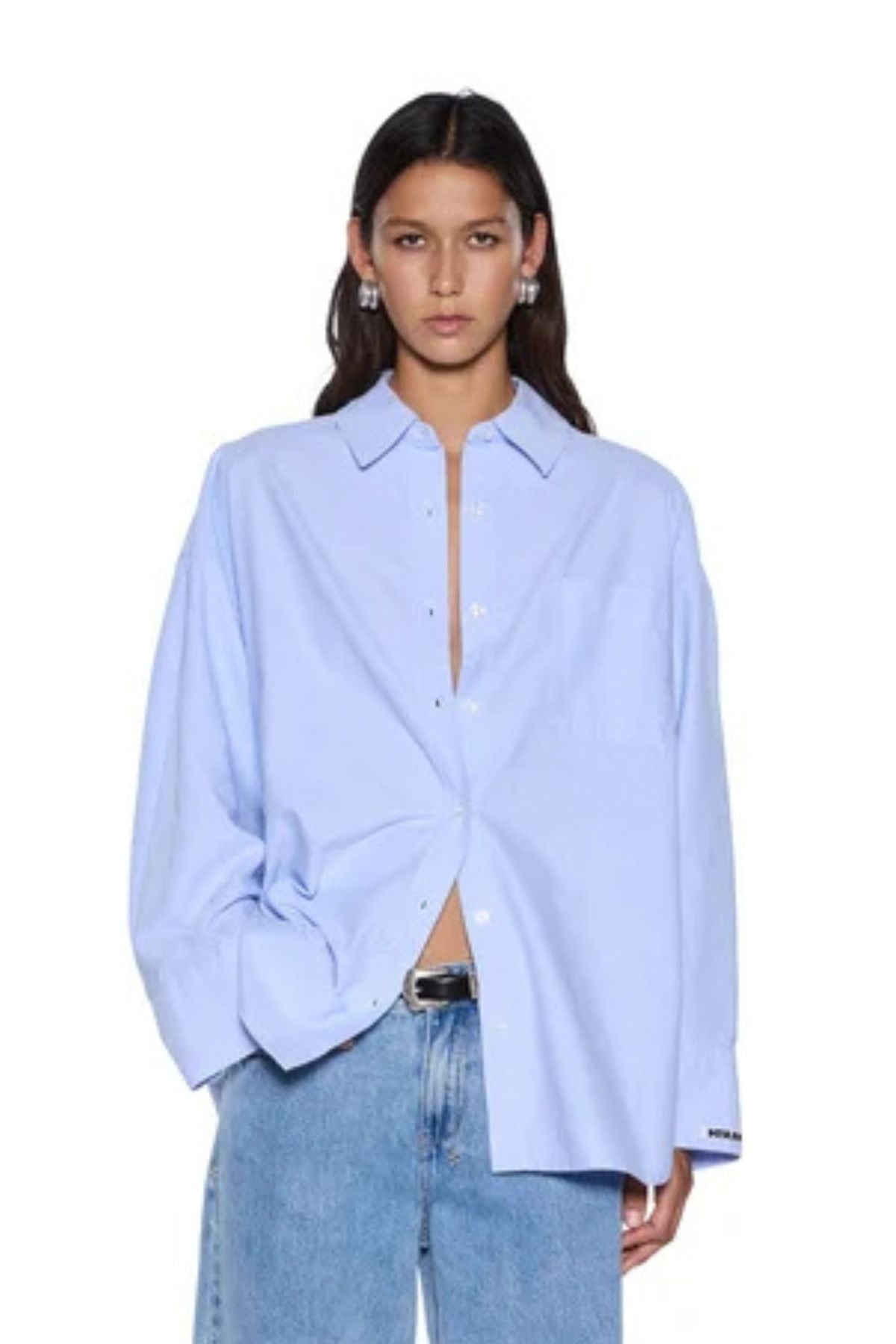 SHOP The Ksubi Astra Long Sleeve Shirt Blue Oxford is an oversized button-up shirt crafted from premium 100% cotton oxford shirting fabric. Racket NZ