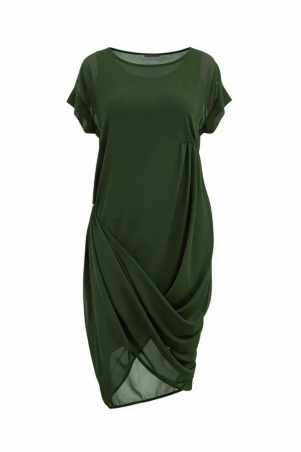 The NES Flow Dress – a versatile chiffon dress with adjustable drape styling. Wear it your way for day or night. Designed and made in NZ.