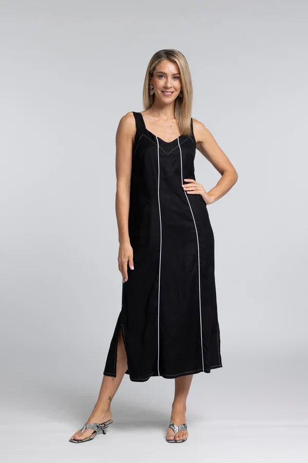 Glide Dress - Effortless Summer Flow with Refined Detail

An easy, elevated essential for warm-weather dressing. The N-E-S Glide Dress offers the same relaxed ease and thoughtful detailing as the Glide Tank, reimagined in an elongated silhouette for added impact and versatility.

Designed and made responsibly in New Zealand