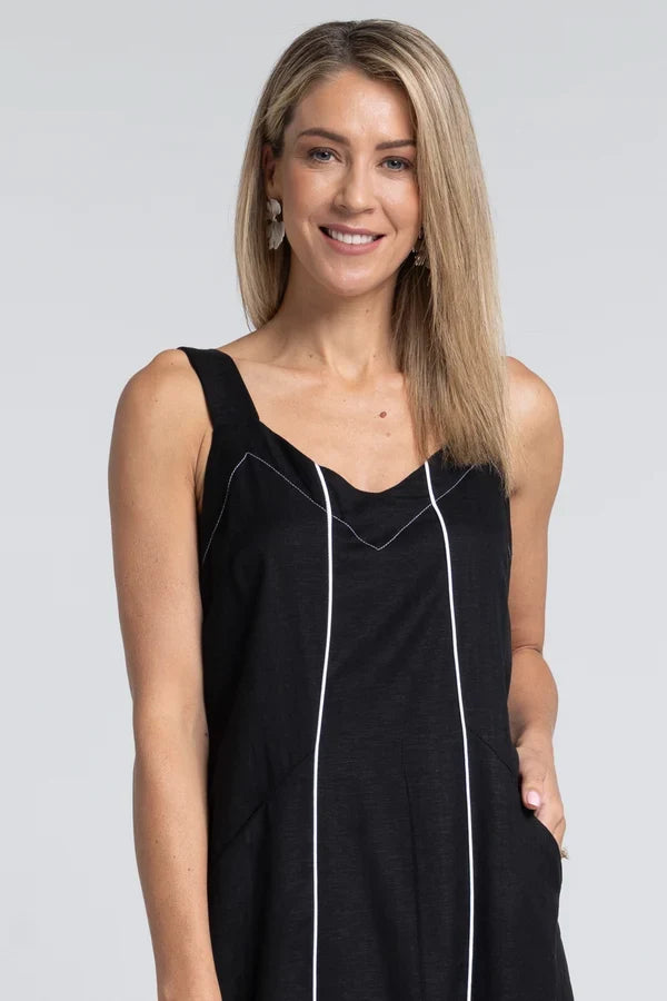 Glide Dress - Effortless Summer Flow with Refined Detail

An easy, elevated essential for warm-weather dressing. The N-E-S Glide Dress offers the same relaxed ease and thoughtful detailing as the Glide Tank, reimagined in an elongated silhouette for added impact and versatility.

Designed and made responsibly in New Zealand