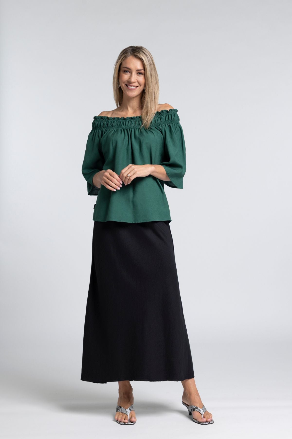 Linen Muse Skirt - Effortless Shape with a Modern Edge

A best-selling staple, reimagined in a breathable linen blend. The N-E-S Linen Muse Skirt is designed to flatter through movement and cut, offering an easy yet elevated piece that works across seasons and occasions.

Designed and made responsibly in New Zealand