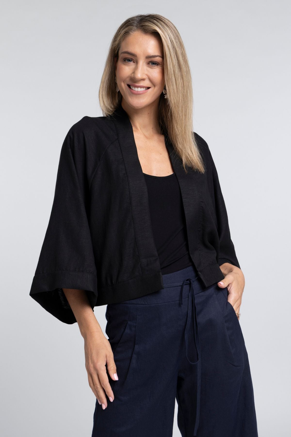 Pure Jacket - The Effortless Summer Layer

The N-E-S Pure Jacket is an easy throw-on layer with a relaxed silhouette and a subtle utilitarian edge. Designed for those days when you want a little more than a tee but nothing too structured, it brings effortless polish to simple summer dressing.

Designed and made responsibly in New Zealand