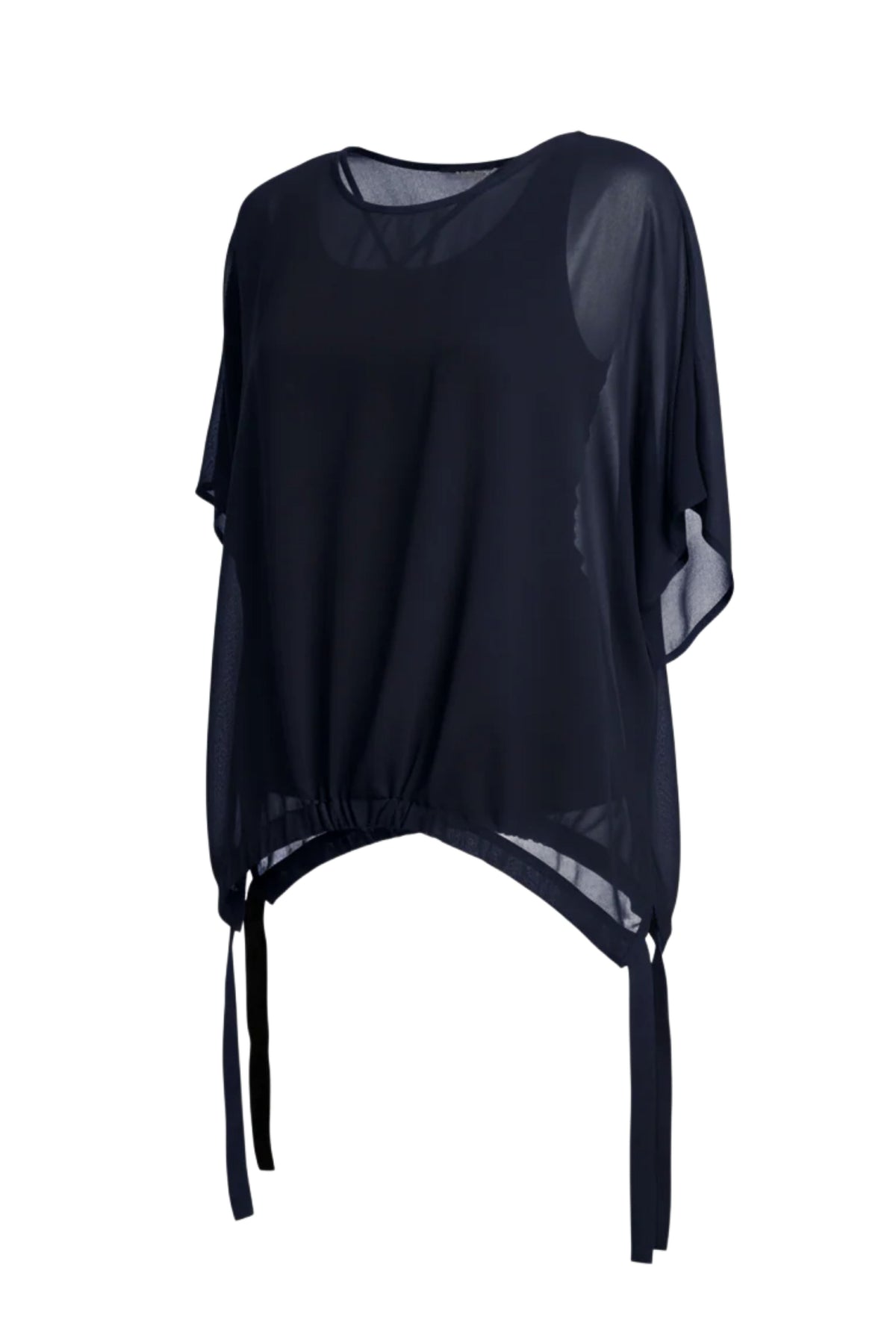 The NES Vanotti Tunic by N-E-S’ best-selling throw-on top with a scoop neckline and adjustable feature hem. Perfect over a Lattice Singlet. NZ made.