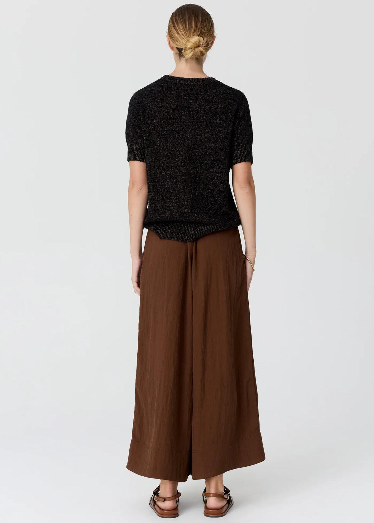 POL Cedar Lurex Knit Top