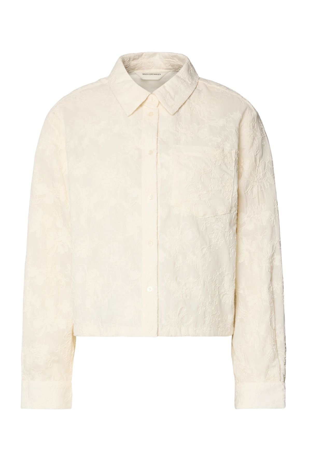 MSCH Sylvia Shirt - The Classic Shirt, With Texture

A fresh take on a wardrobe essential. The MSCH Sylvia Shirt brings subtle texture to the classic button-up with a delicate embroidered floral finish that gives this everyday piece a little more personality.