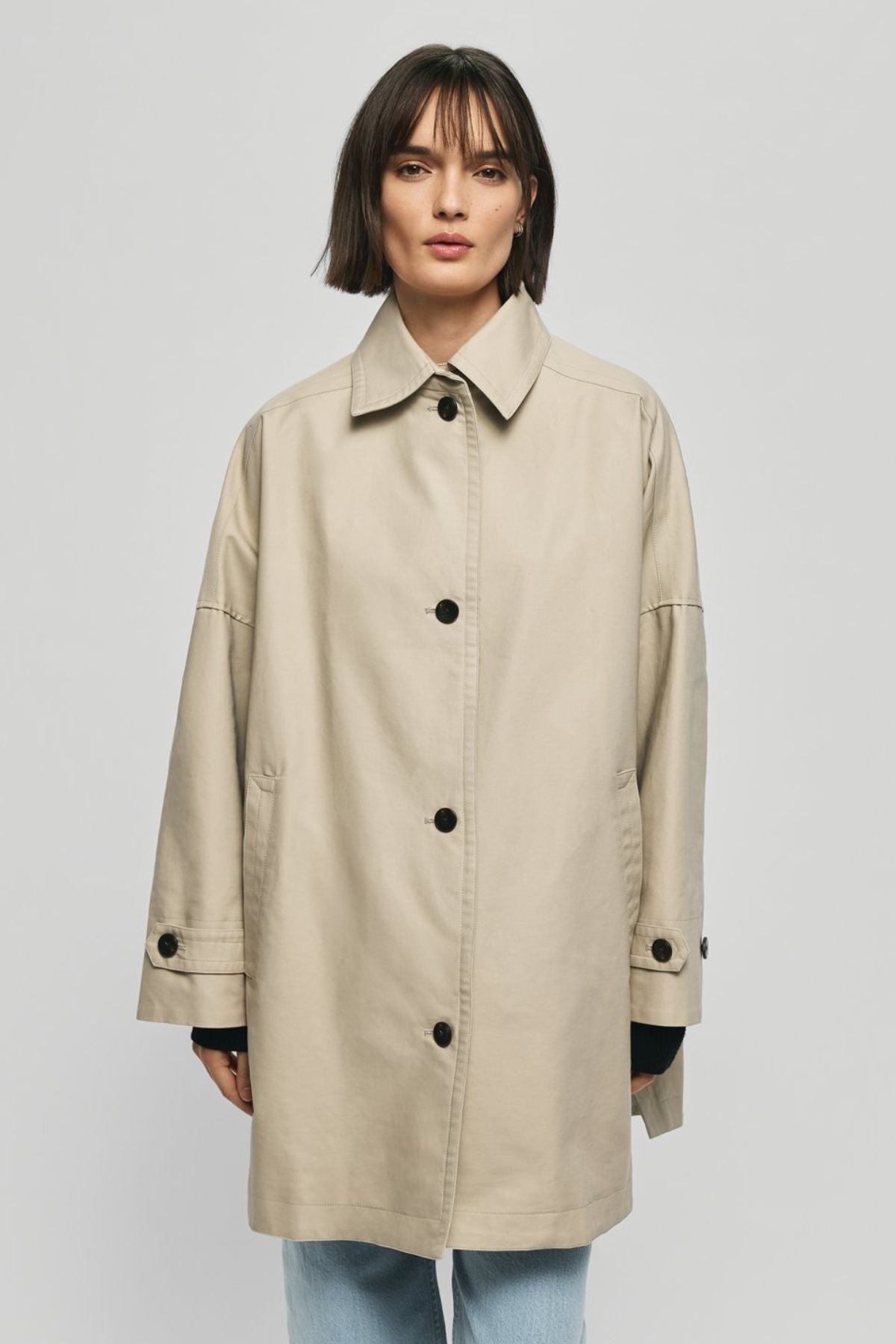 MSCH Tikka Jacket - Oversized, Effortless and Made to Layer

A statement in simplicity. The MSCH Tikka Jacket takes the classic cotton utility jacket and plays with proportion, creating an intentionally oversized silhouette that feels relaxed, modern and effortlessly cool.