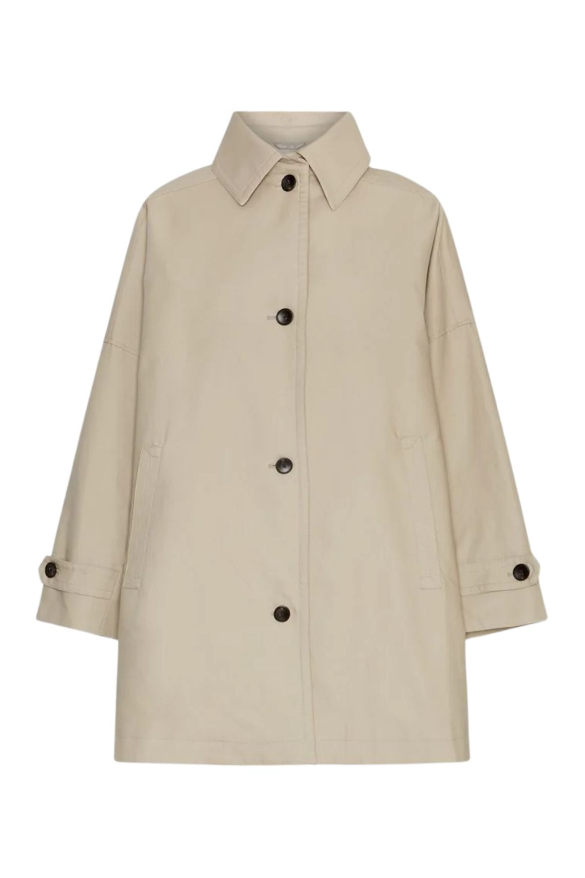 MSCH Tikka Jacket - Oversized, Effortless and Made to Layer

A statement in simplicity. The MSCH Tikka Jacket takes the classic cotton utility jacket and plays with proportion, creating an intentionally oversized silhouette that feels relaxed, modern and effortlessly cool.
