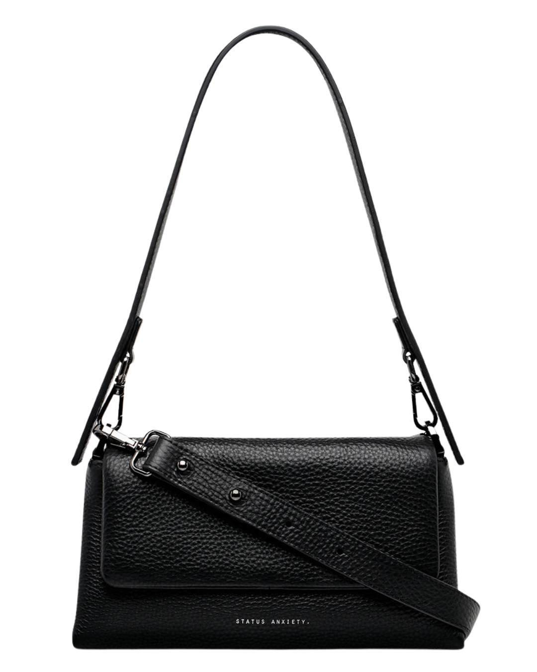 We don't take calling this bag Zenith lightly. As the new high point of your bag collection, 'Zenith' comes with a longer strap for use as a relaxed crossbody, or swap in the shorter strap to transform her into a dressier shoulder bag. On the back of the bag there's a slider pocket for easy phone storage/access, and on the front, a fancy magnet close flap that'll have you opening and closing her just for the hell of it.