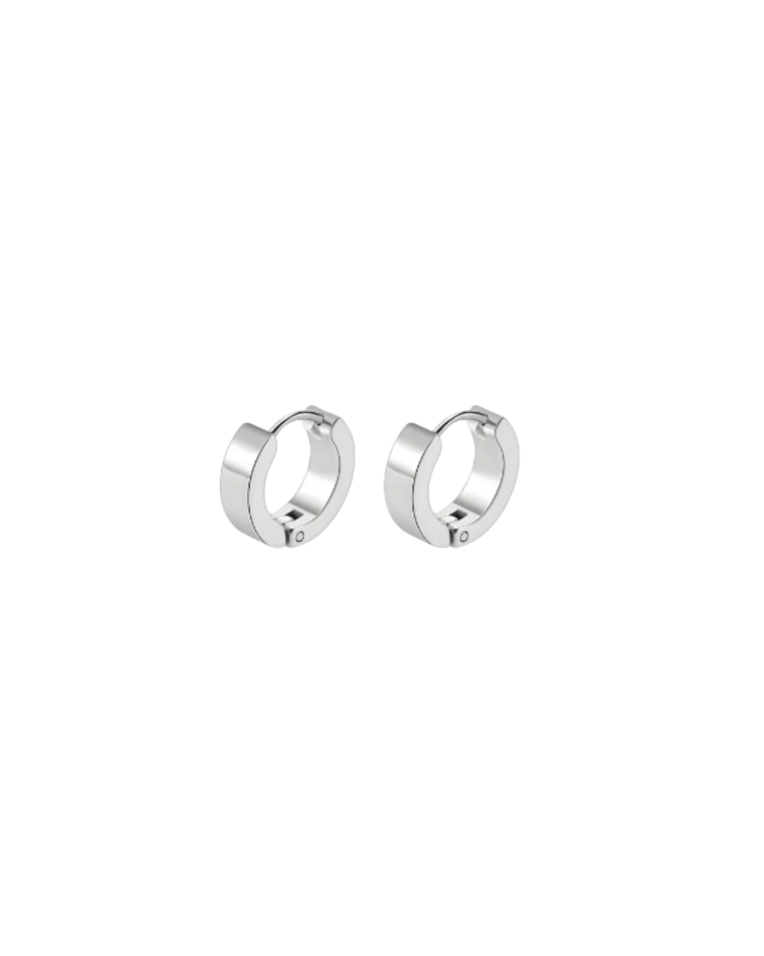 A modern take on the everyday hoop, the Castel & Co Sadie earrings feature a smaller, thicker silhouette that adds just the right amount of boldness. Available in both gold and silver, their clean, polished finish makes them an effortless staple for daily wear.

Material: Stainless steel &amp; Gold Plated
Closure Type: Congo
Earrings Size: 1.3 х 1.2 cm
Waterproof and hypoallergenic
Weight: 3g