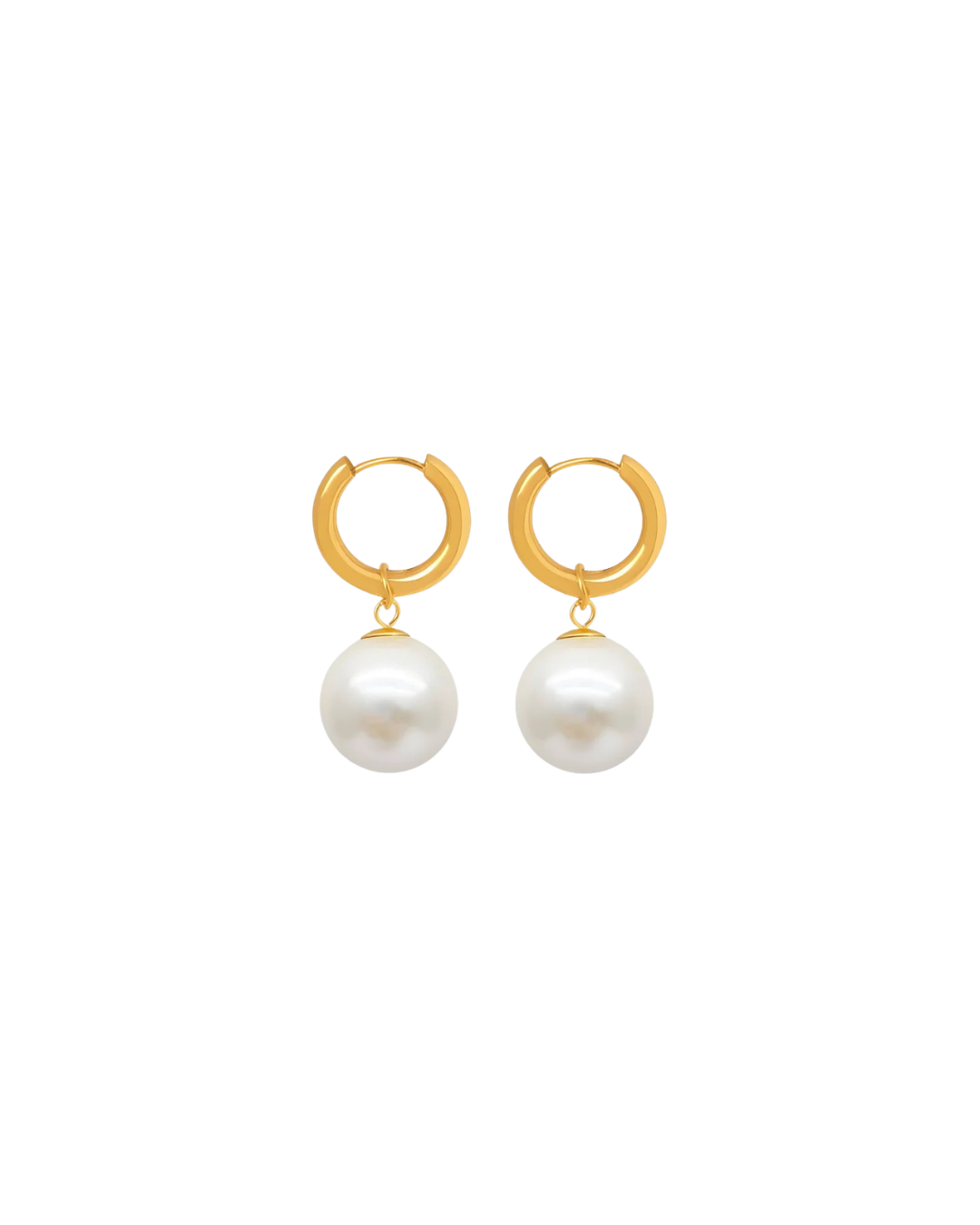A perfect fusion of modern elegance and timeless charm—the Castel &amp; Co Orb Earrings feature a sleek, polished sphere paired with a delicate pearl drop for effortless sophistication. The contrast between the luminous pearl and the structured orb creates a refined yet contemporary look, making these earrings ideal for both everyday luxury and special occasions. Classic, graceful, and endlessly wearable.

Main material: gold plating, stainless steel
Closure type: congo
Earrings size: 1 x 2.5 cm
Waterproof 