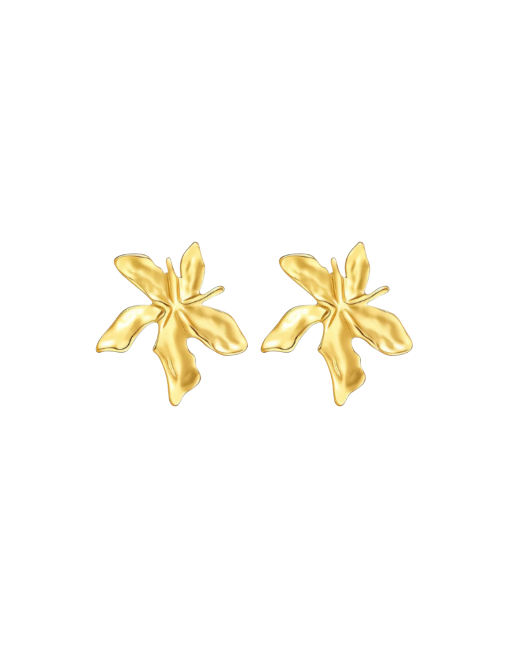CASTEL & CO : Softly sculpted with petal-like curves, the Romy Earrings bloom with quiet elegance. Reminiscent of an iris in full flower, their organic shape brings a graceful, feminine touch to your look. Lightweight and refined – a poetic statement for any occasion.
Main material: gold plating, stainless steel