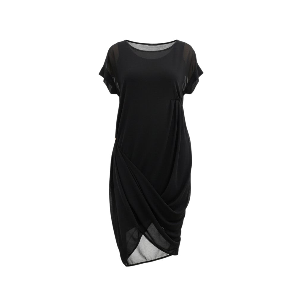 The NES Flow Dress – a versatile chiffon dress with adjustable drape styling. Wear it your way for day or night. Designed and made in NZ.