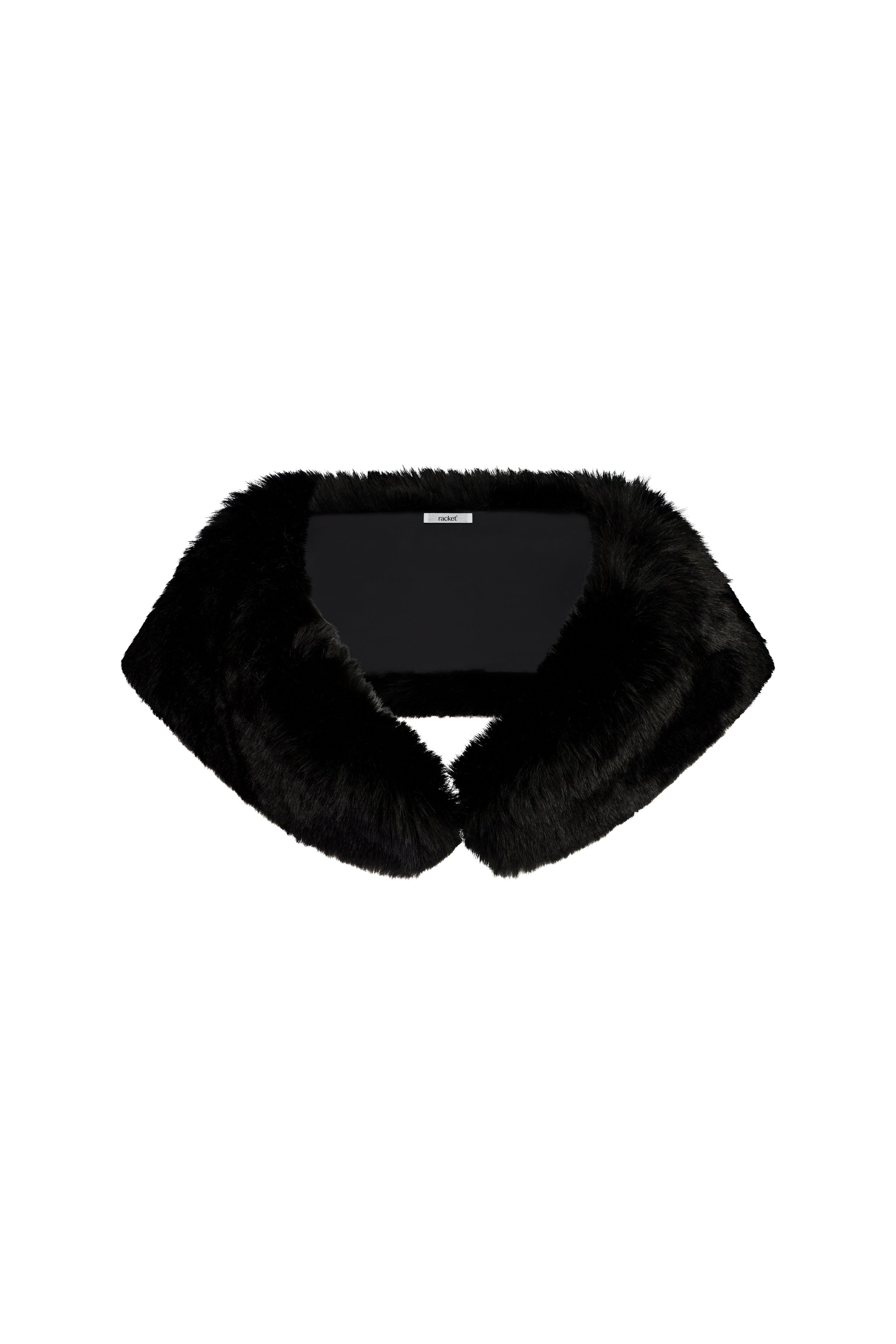 The Dash Faux Fur Collar by Racket — a fully lined faux fur accessory with hook fastening to instantly elevate any outfit. A modern, ethical alternative. made in nz