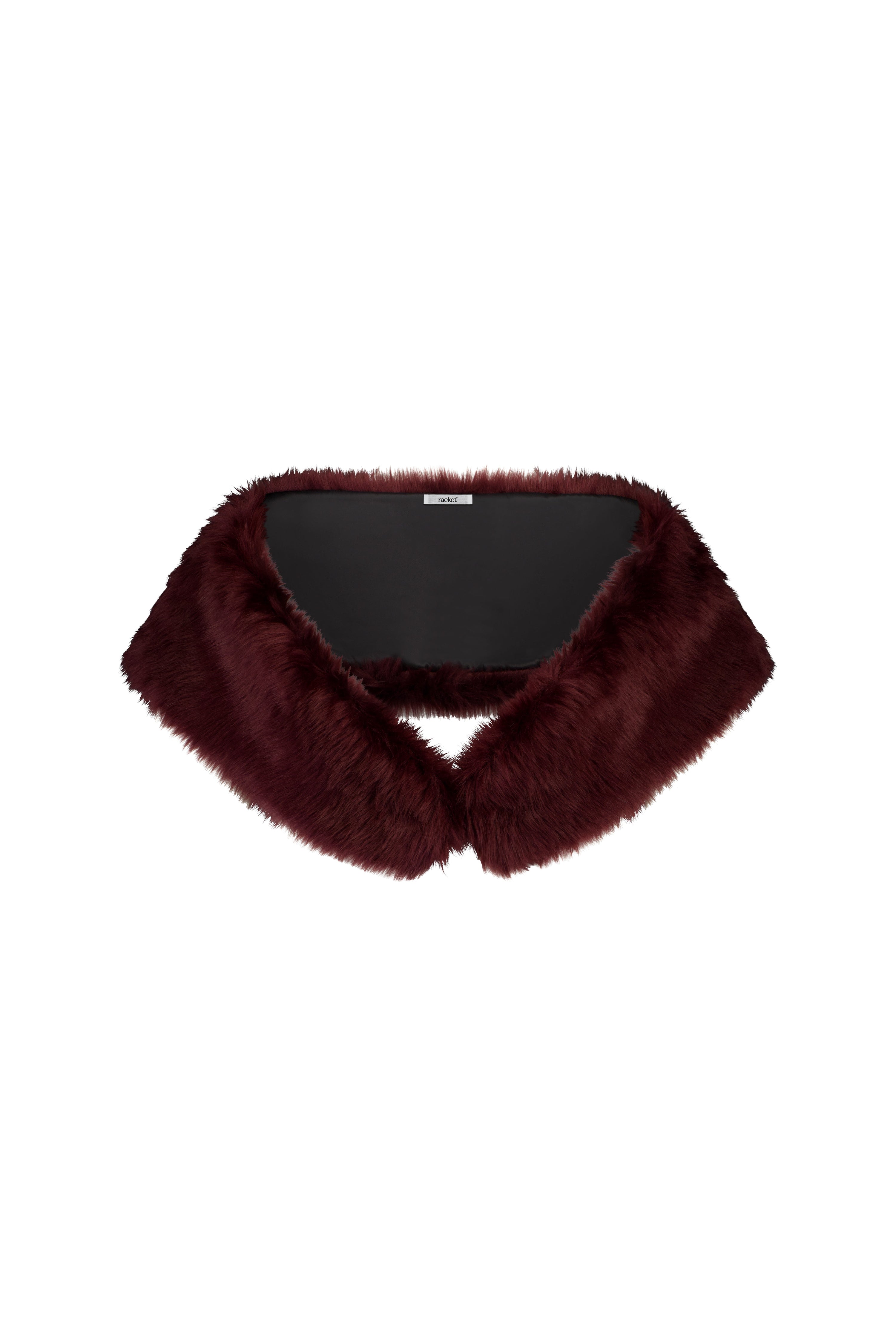 The Dash Faux Fur Collar by Racket — a fully lined faux fur accessory with hook fastening to instantly elevate any outfit. A modern, ethical alternative. made in nz