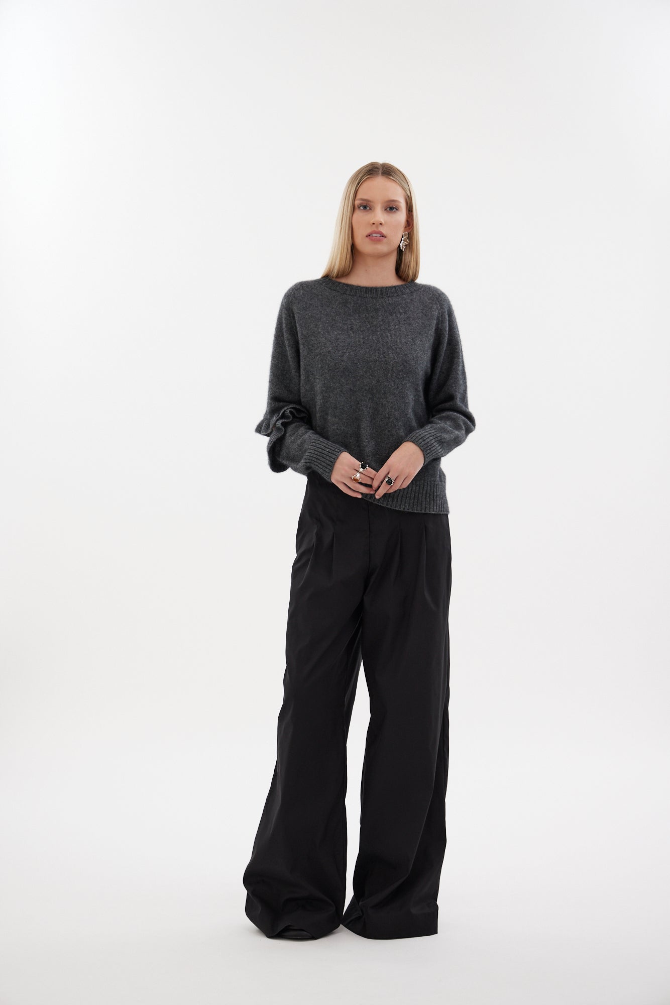 The Split Sleeve Jumper – a NZ possum merino knit with refined fit and unique split sleeve detail. Warm, lightweight and effortlessly elevated. Made in NZ
